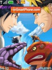 Capture d'écran Naruto VS Sasuke thème