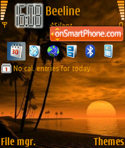 Sea tema screenshot