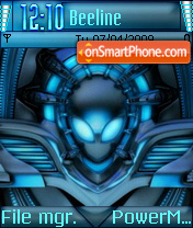 Capture d'écran Alienware thème
