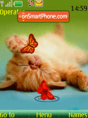 Capture d'écran Redhead cat Animation thème