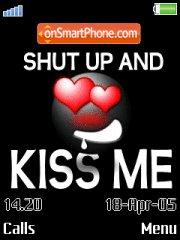 Shut Up and Kiss me theme screenshot