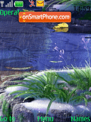Rain Animated tema screenshot