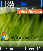 Vista Grass es el tema de pantalla