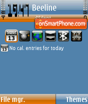 N-style theme screenshot