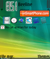 Capture d'écran Vista original thème