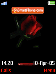 Blood Rose theme screenshot