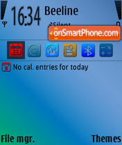 Ovi theme screenshot