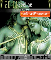 Sri Krishna theme screenshot