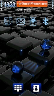 Blue Sheen theme screenshot