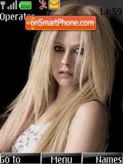 Capture d'écran Avril Lavigne 20 thème