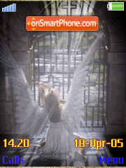 Angels in waiting theme screenshot