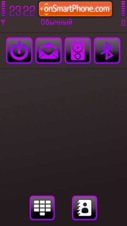 Neon Violet theme screenshot
