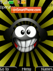 Скриншот темы Animated Smiley 01