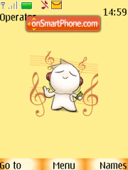 Animated Music 03 es el tema de pantalla