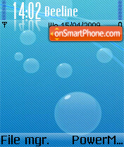 Oxygen Bubbles tema screenshot