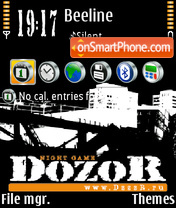 Capture d'écran DozoR thème
