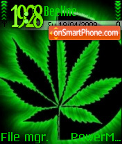 Скриншот темы Cannabis 06