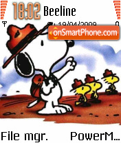 Snoopy 02 es el tema de pantalla
