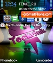 Tecktonik Rox tema screenshot