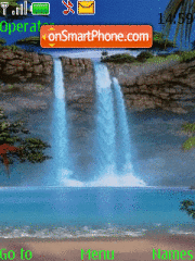 Waterfall Animated tema screenshot