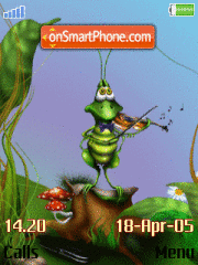 Grasshopper es el tema de pantalla