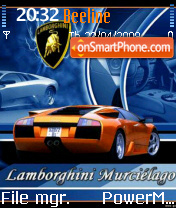 Capture d'écran Lamborghini V1 thème