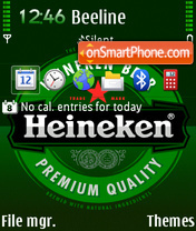 Скриншот темы Heineken 08