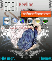 Capture d'écran Death Notel s thème