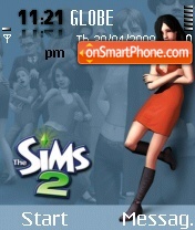 Capture d'écran The Sims 2 thème