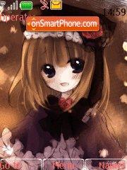 Anime Girl 13 theme screenshot