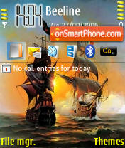 Warships theme screenshot