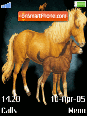 Скриншот темы Brown Horse