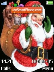 Christmas Santa theme screenshot