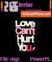 Love Cant Hurt theme screenshot