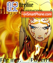 Capture d'écran Tsunade thème