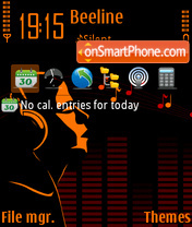 Deejay 02 theme screenshot