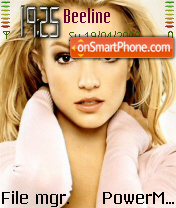 Britney Spears 16 es el tema de pantalla