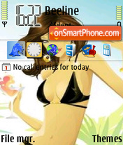 Summer Girl Theme-Screenshot