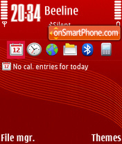 Redlines theme screenshot