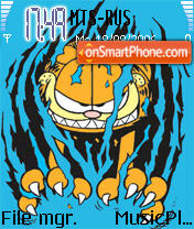 Garfield 10 tema screenshot