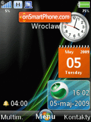 Vista Sidebar theme screenshot