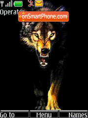 Black wolfs theme screenshot