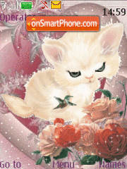 Animated Kitten tema screenshot