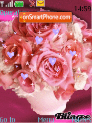 Capture d'écran Bunch of Roses thème