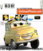 Cars theme screenshot