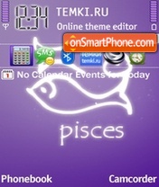 Capture d'écran Pisces 06 thème