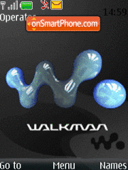 Walkman anim es el tema de pantalla
