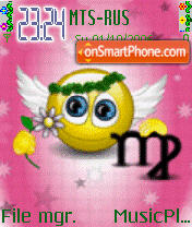 Emoticon Virgo theme screenshot