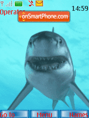 Animated Shark tema screenshot