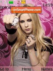 Скриншот темы Avril Lavigne 21